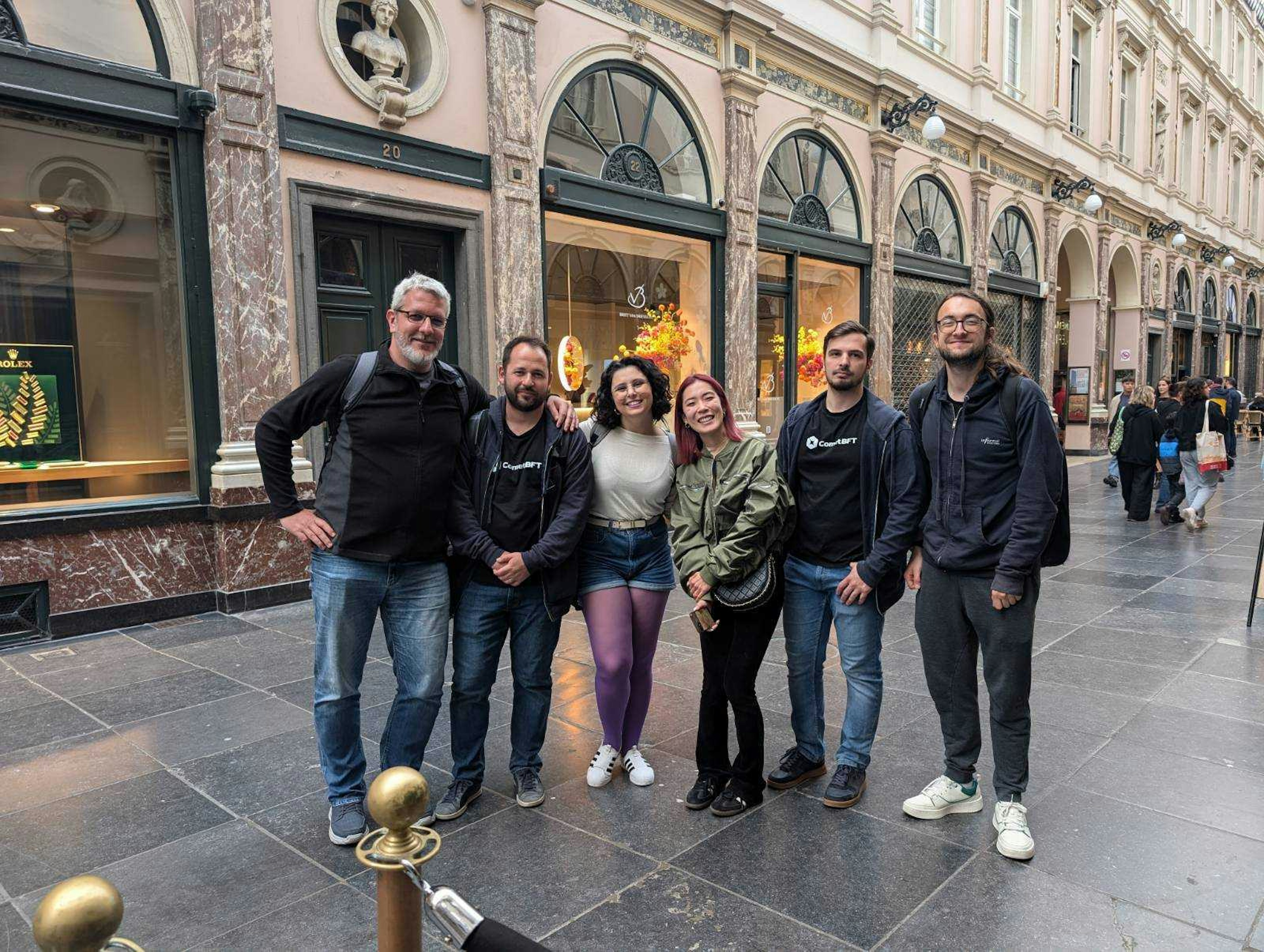 Informal team in Brussels for EthCC